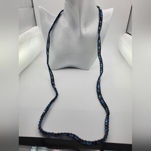 Victoria Emerson designer cerulean Moonstone necklace bohemian jewelry N0830